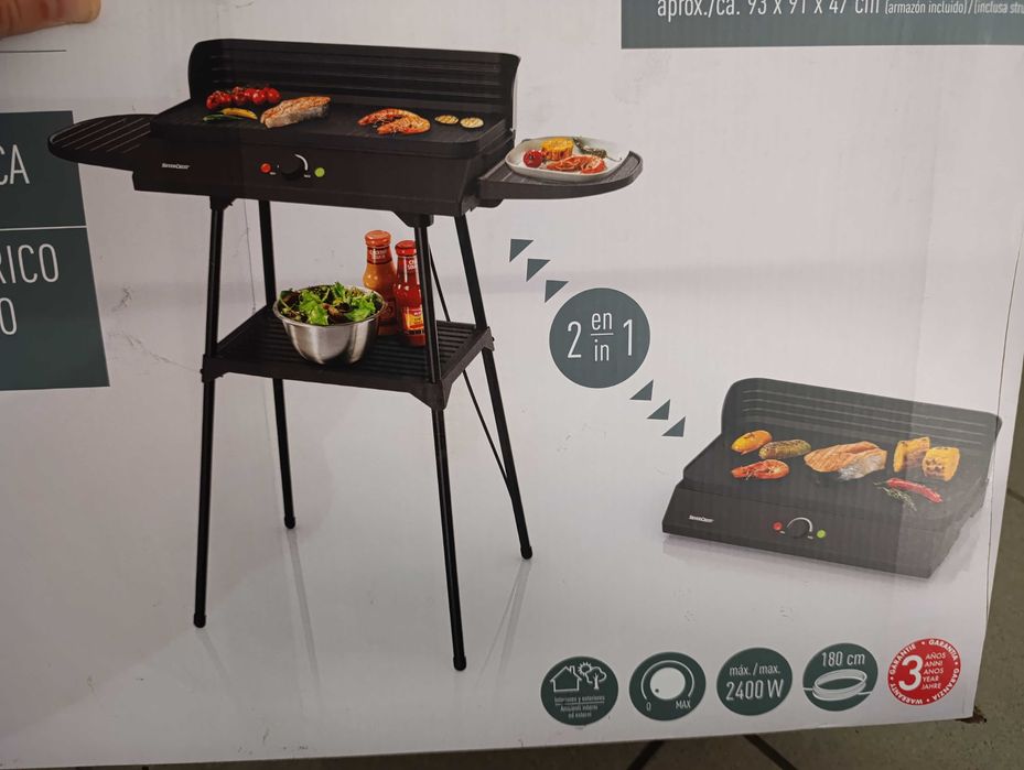 Grelhador elétrico (Novo)