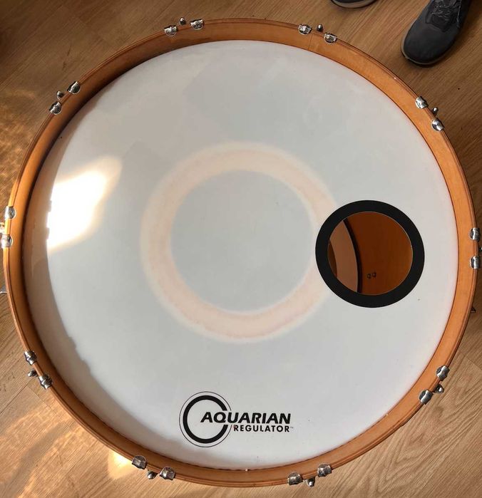 DW Workshop Kick 22” Maple USA — Abalone Finish