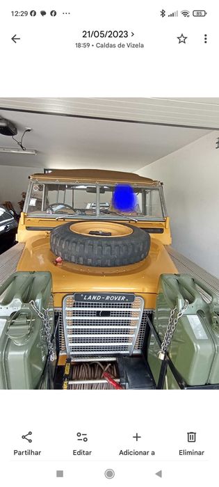 Land Rover Serie com 9 lugares de livrete