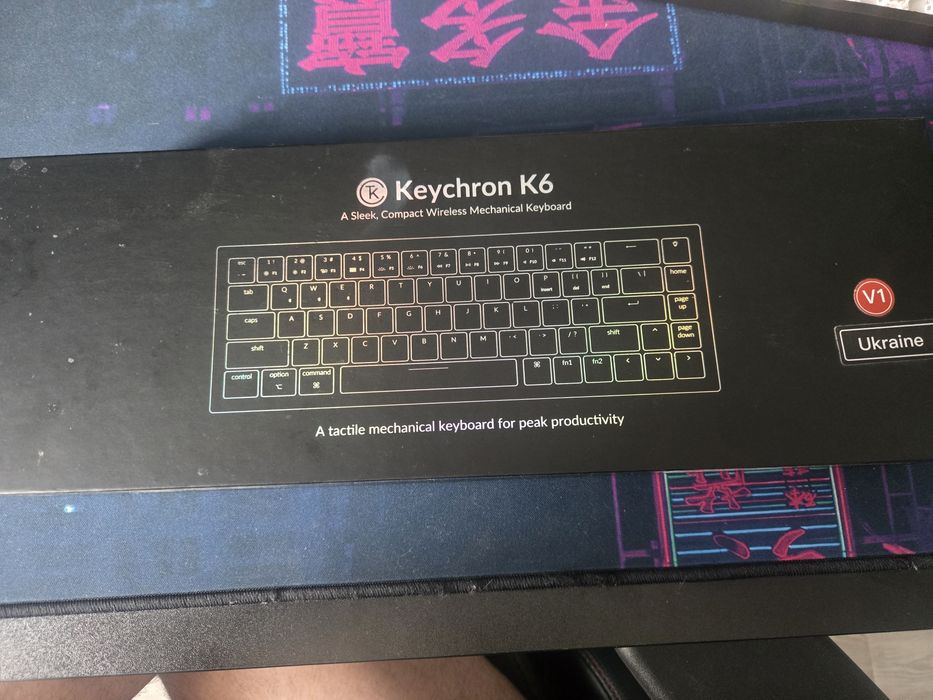 Keychron K6 бездротова механічна клавіатура Red switches