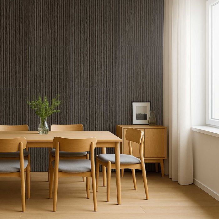 Duże Panele Ścienne Kamień 3D Kakao Brąz 120x60 Imitacja Skały