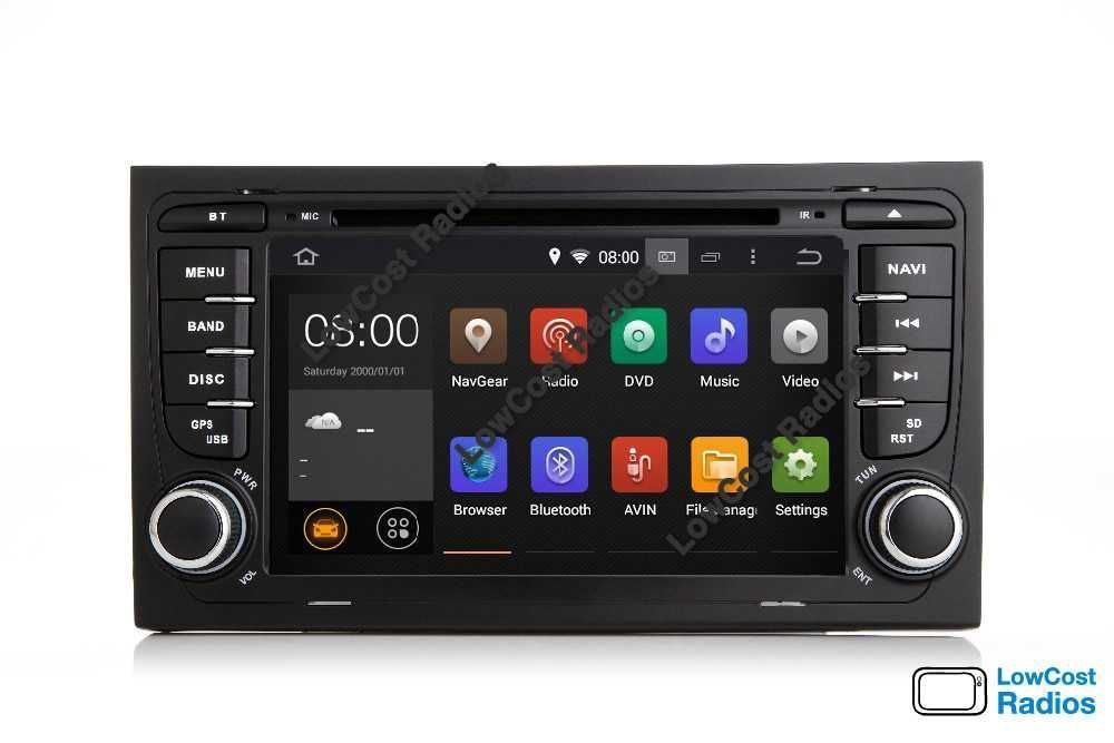 *Auto Rádio GPS AUDI A4 (2002 a 2008) ANDROID 15 • USB • DVD • BT
