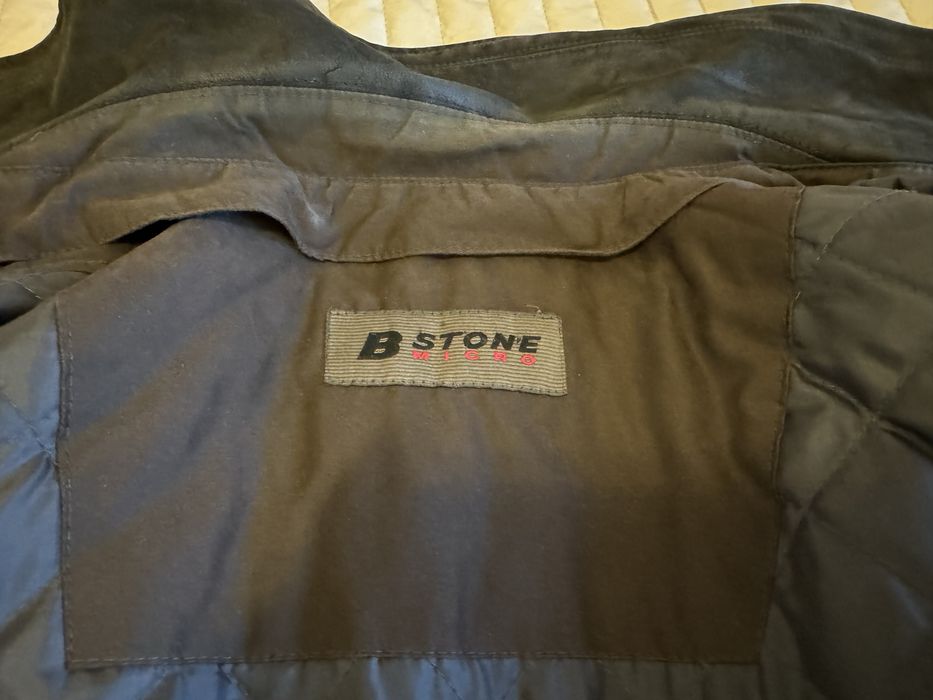 Parka c/ gola em pele, B STONE