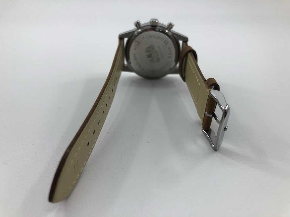 Zegarek męski GRANDEUR QUARTZ Chronograph Date. Nowy skórzany pasek