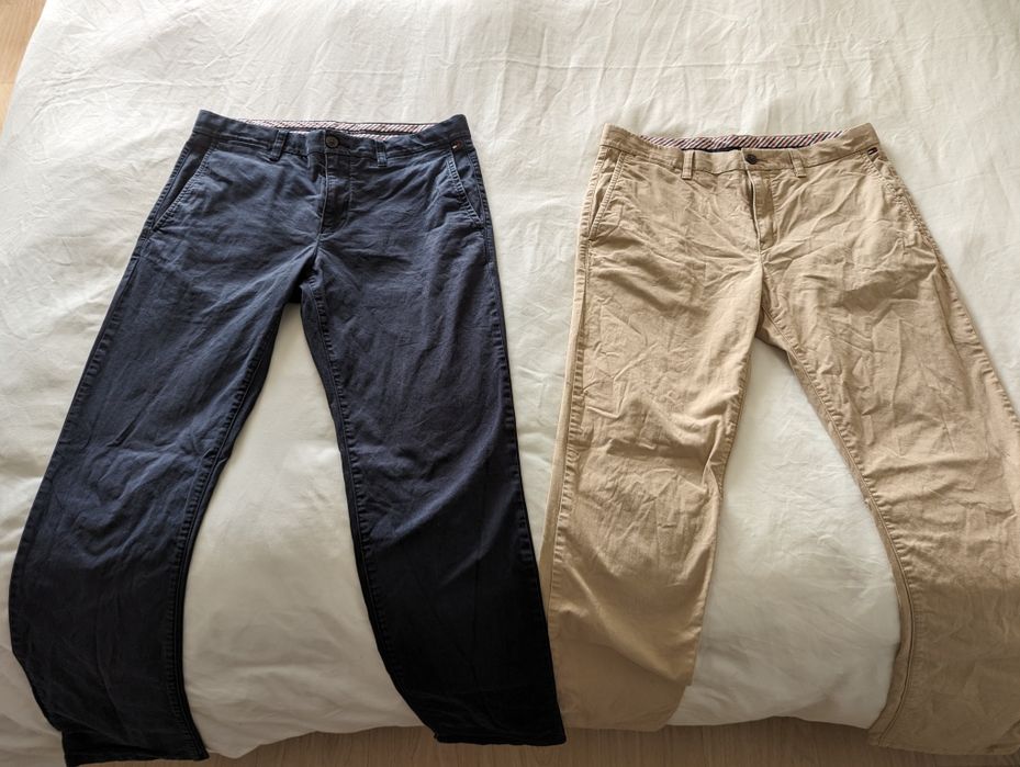 Lote 2 Calças chino tommy hilfiger