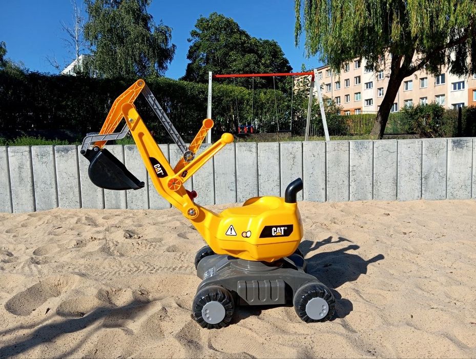 koparka jeźdzlk Rolly Toys CAT zabawka do piaskownicy