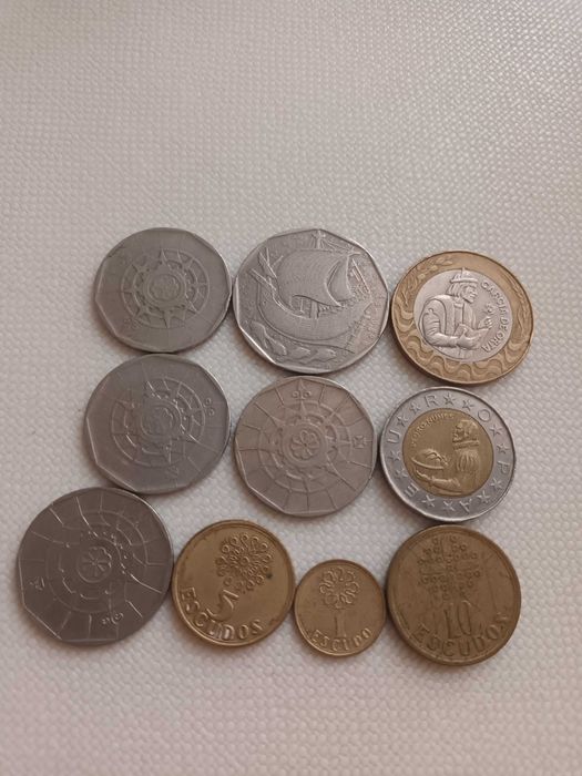 Moedas antigas portuguesas