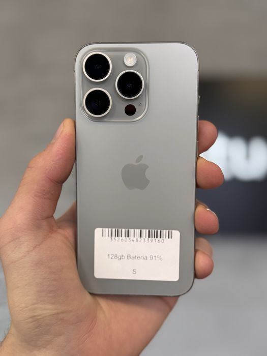 RATY 0% iPhone 15 Pro 128GB BATERIA 91% GWARANCJA 12 miesiecy!!!