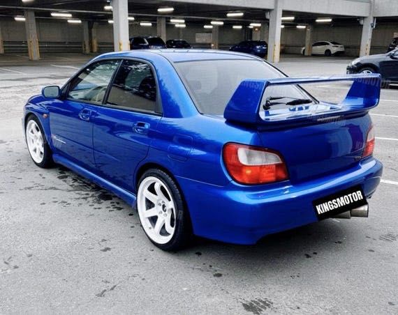 Спойлер Subaru WRX STI бленда Субару ВРХ СТИ накладка на багажник ляду антикрыло лавка сті