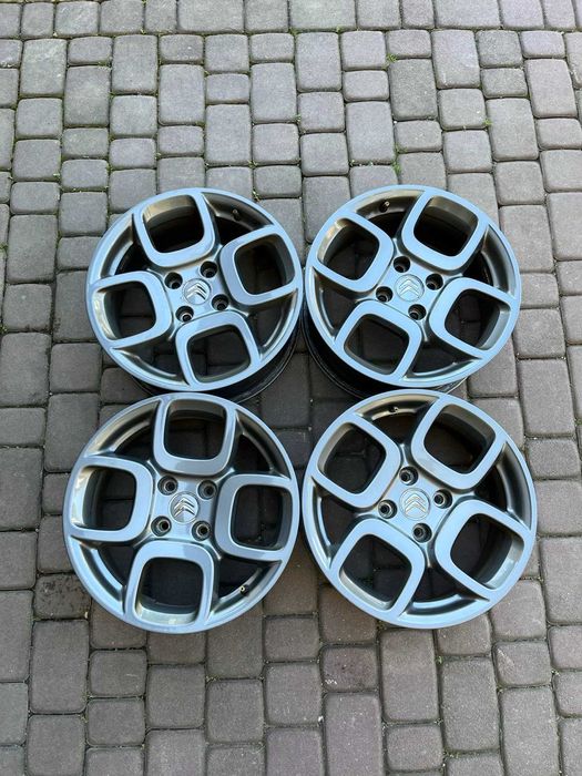 Oryginalne alufelgi Citroen 4x108 16 cali C4 CACTUS