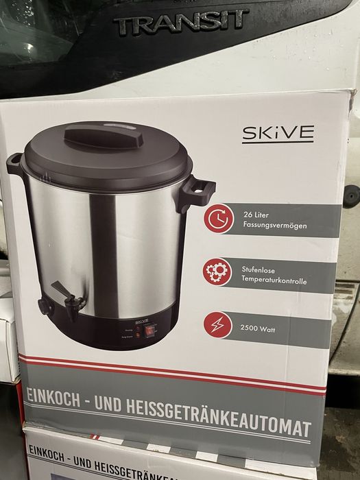 Warnik do wody i grzanego wina, pasteryzacji Skive