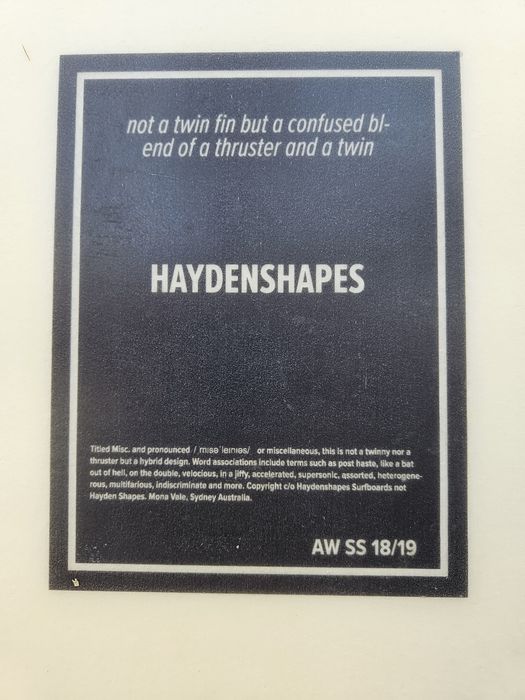 Hayden Shapes MISC 5'11