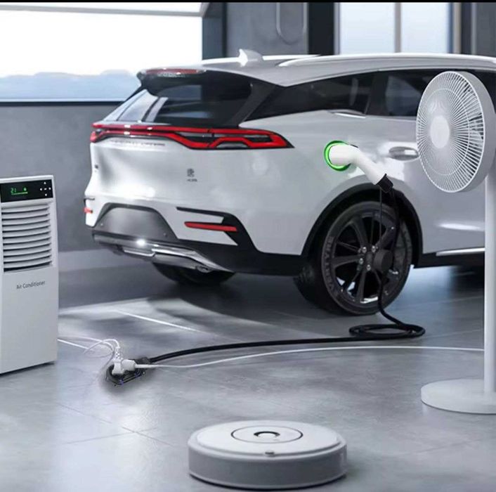 Адаптер V2L: GB/T, Type 2, Type 1 – Розрядка електромобіля 220V (Живлення дому)