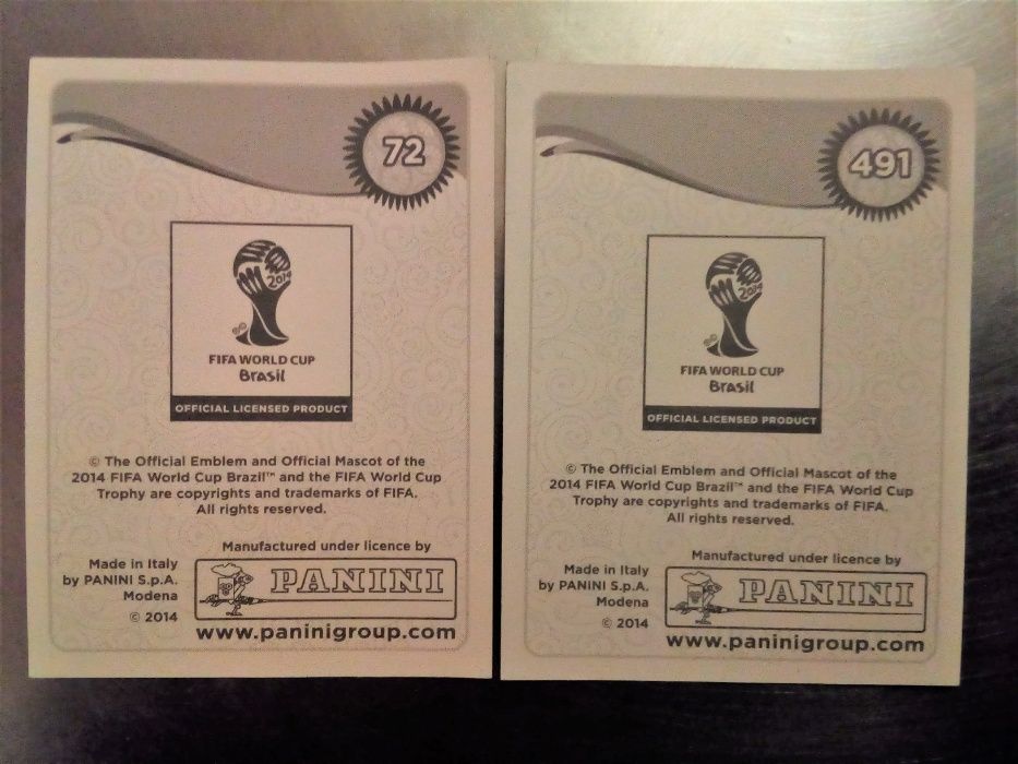 Cromos Panini Fifa Mundial World Cup 2014 Brasil