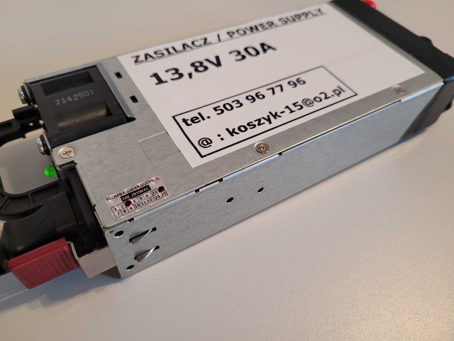 Zasilacz 13,8V 30/35A Woltomierz /RADIO KF/CB RADIO / - Gwarancja fv
