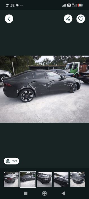 Jaguar XE 2.0 para peças
