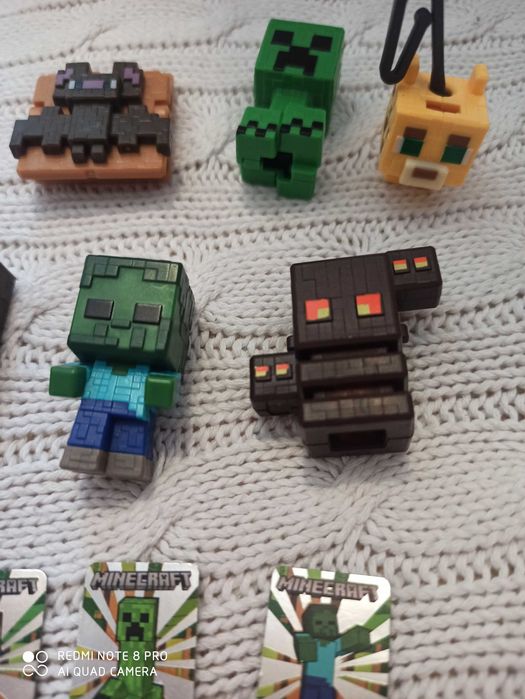 Figurki z serii minecraft