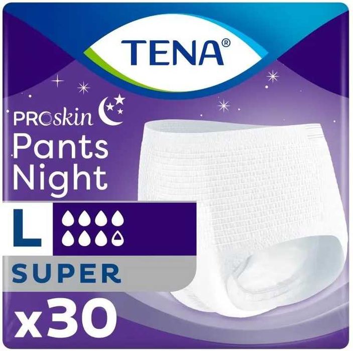 TENA Pants  Super Night L Majtki 30szt