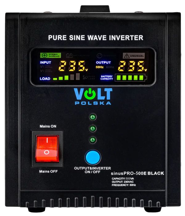 Дбж джерело безперебійного живлення інвертор перетворювач напруги 500W