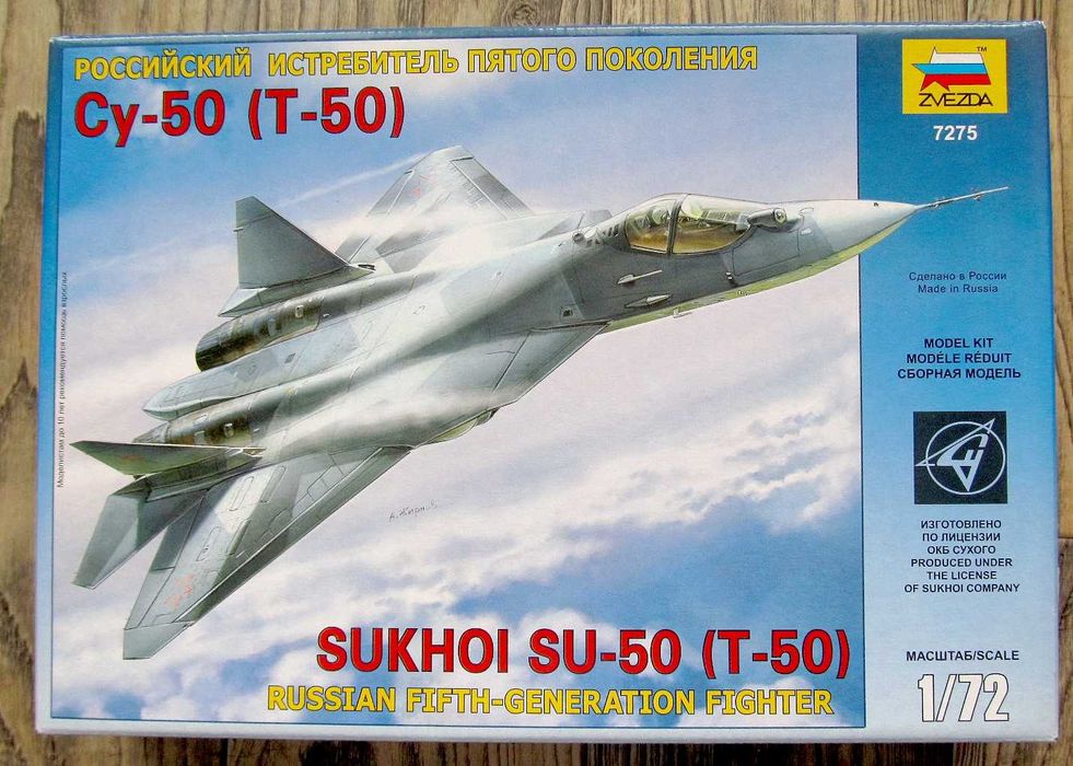 Su-50 (T-50), Zwezda, 1/72, z filmu Top Gun Maverick