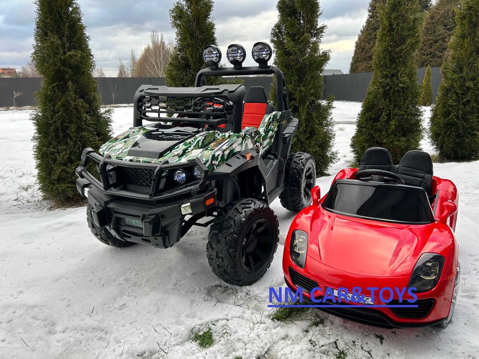 Auto na akumulator 2os. Lakier 4x4 180W Pojazd TERENOWY TIMUS samochód