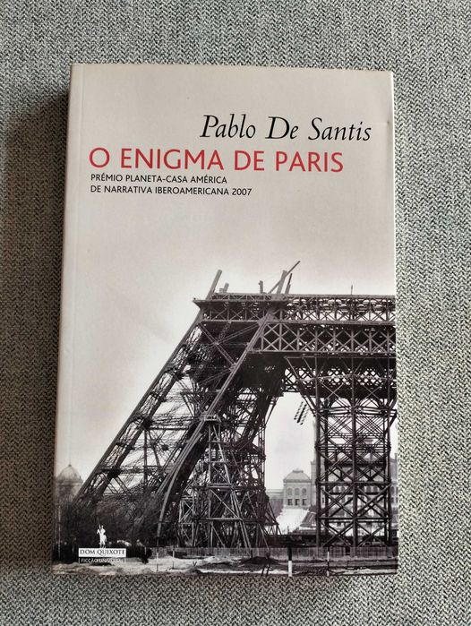 Livro "O enigma de Paris" Pablo de Santis