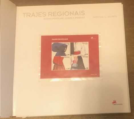 Livro dos CTT "Trajes Regionais" de Cristina L. Duarte