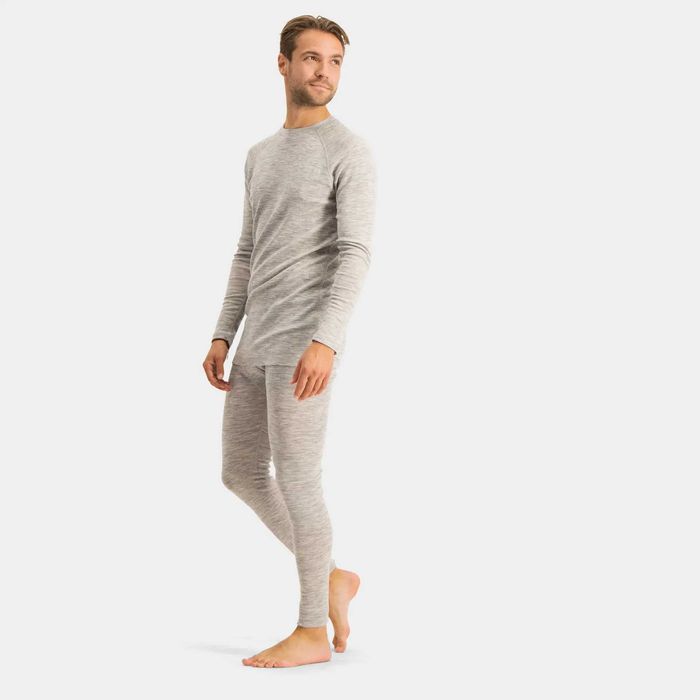 Комплект чоловічої термобілизни Neomondo Grey 70% Вовна - 30% PES