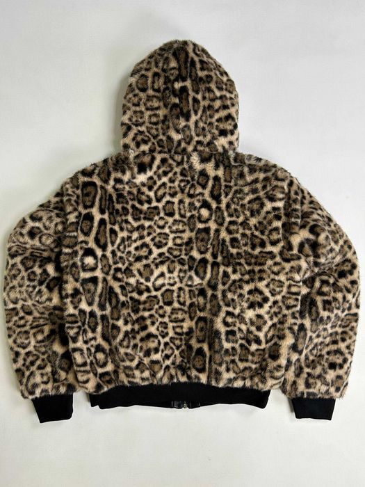 Бомбер с хутром куртка шуба курточка пуховик zip up мех аляска M L S