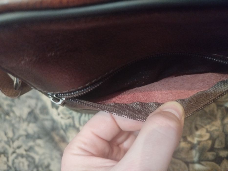 Мужская сумка кожаная на плечо, барсетка