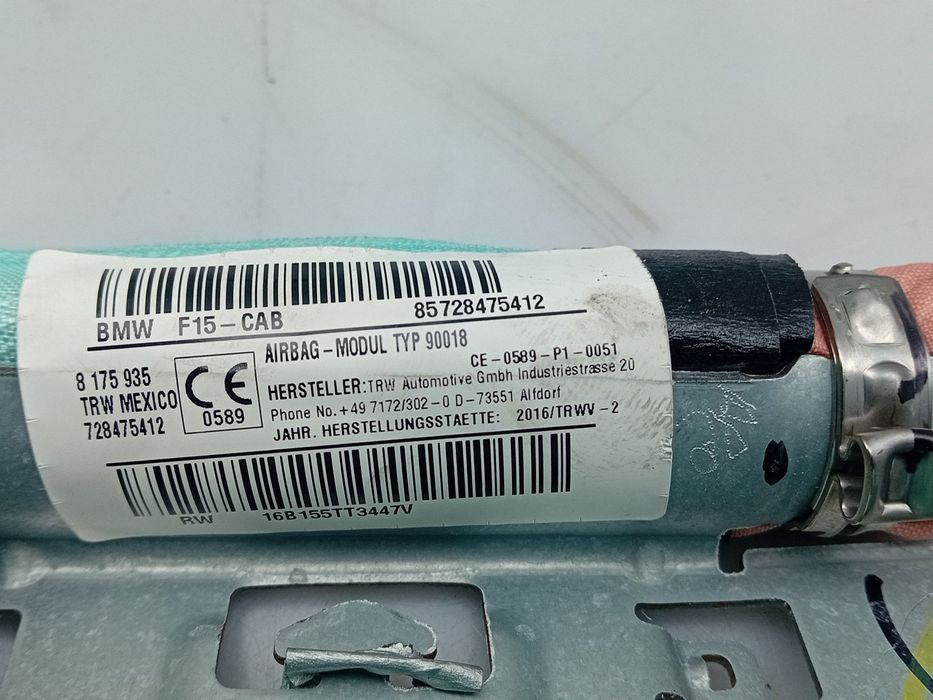 Airbag cortina direito BMW X5 (F15, F85)
