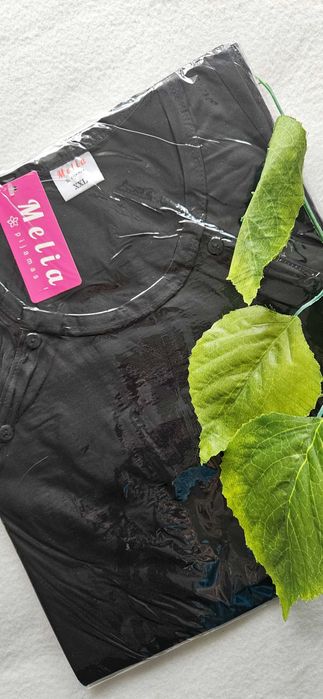 XXL 44 Koszula ciążowa piżama nocna do karmienia odpinana rozpinana