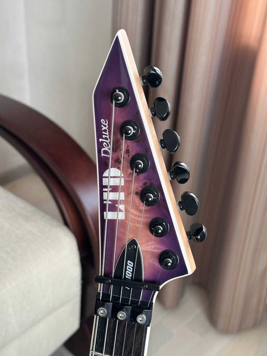 ESP LTD Deluxe M-1000 Natural Purple Burst