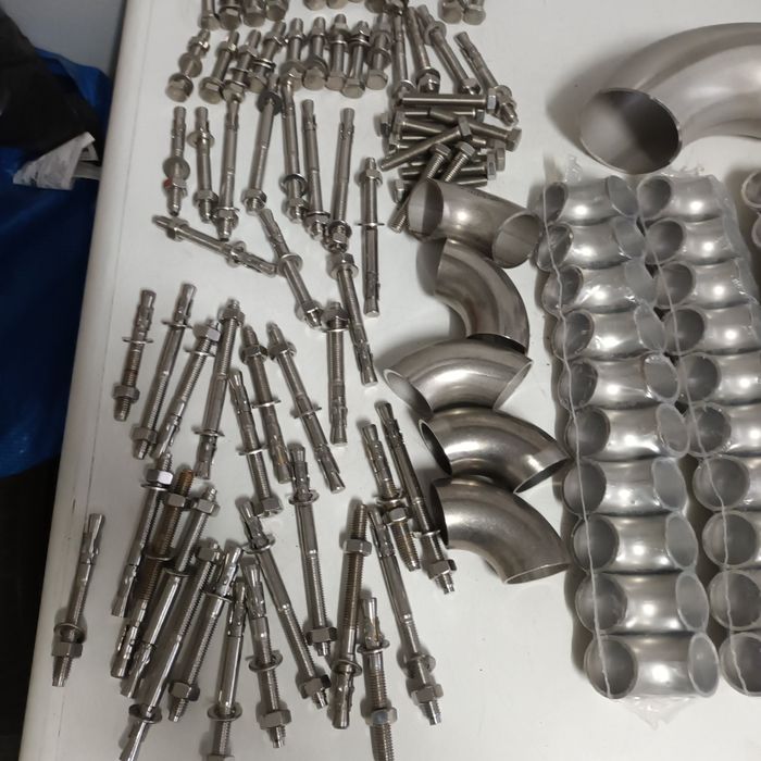 Curvas 3/4 e 1 e 2 polgadas inox