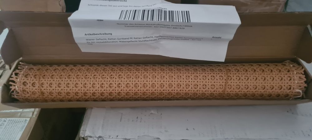 Rolo de palha de Rattan natural para cadeira