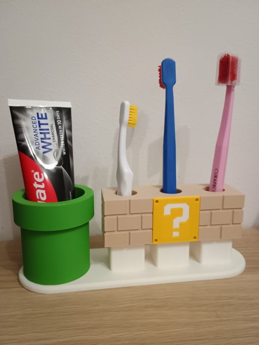 Porta pasta de dente e caneta