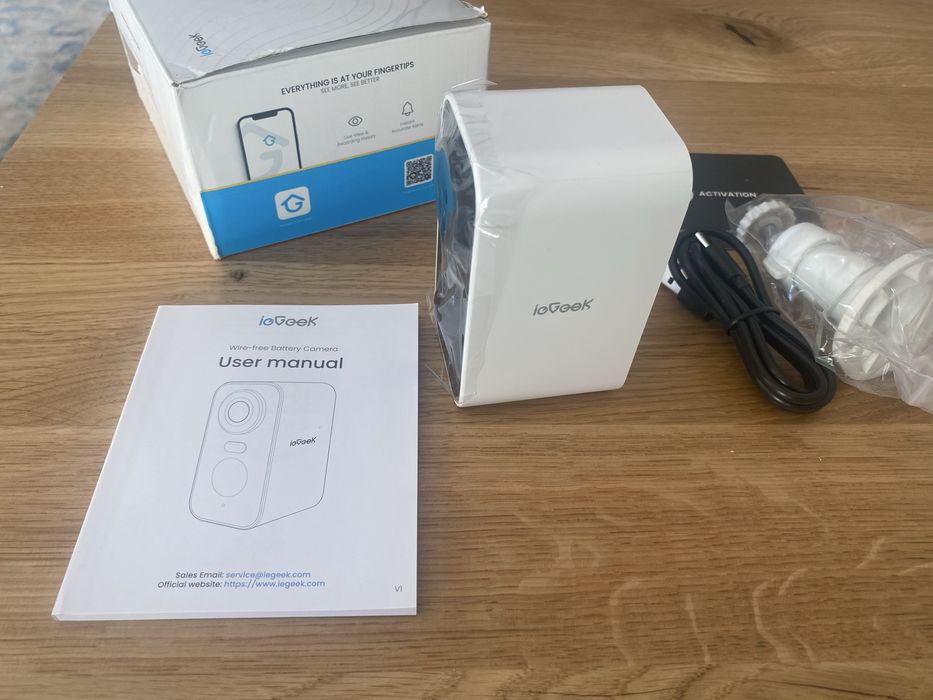 IoGeek ZS-GX3S kamera zewnetrzna , biala , nowa