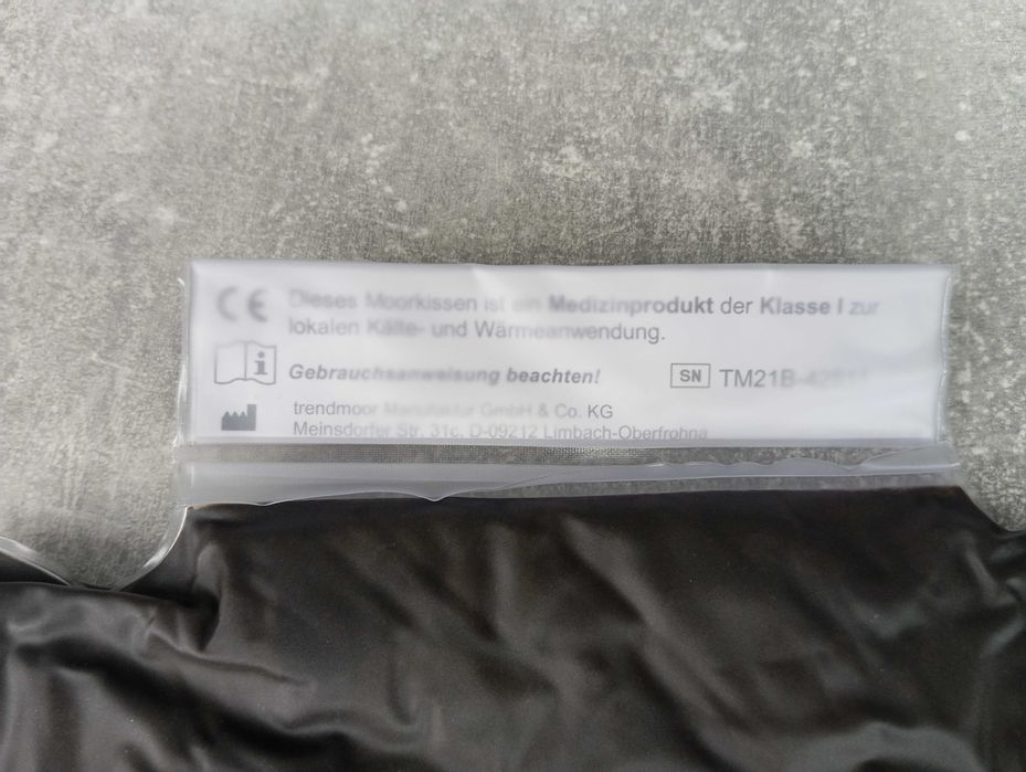 Kompres torfowy żelowy na ciepło i zimno 38 cm x 26 cm Termokompres