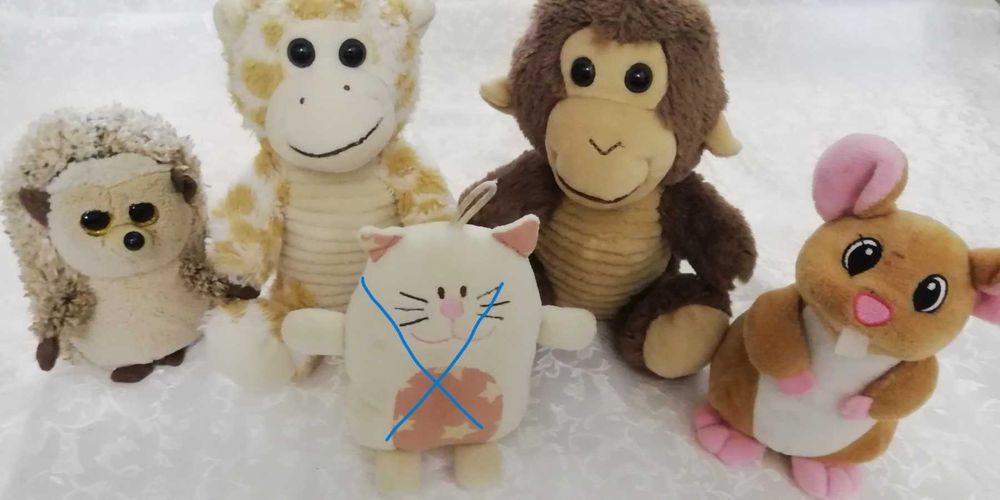 ЛОТ іграшки мякі пес лис.лисиця віслюк.животные Дисней на подарок ГУСЬ