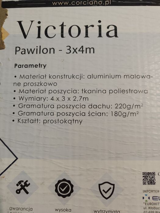 Pawilon ogrodowy 4m /3m
