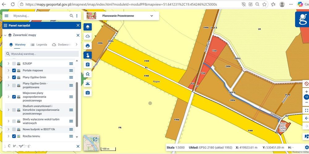 Działka budowlana 3000 m² MPZP, możliwość podziału na 3 działki, media