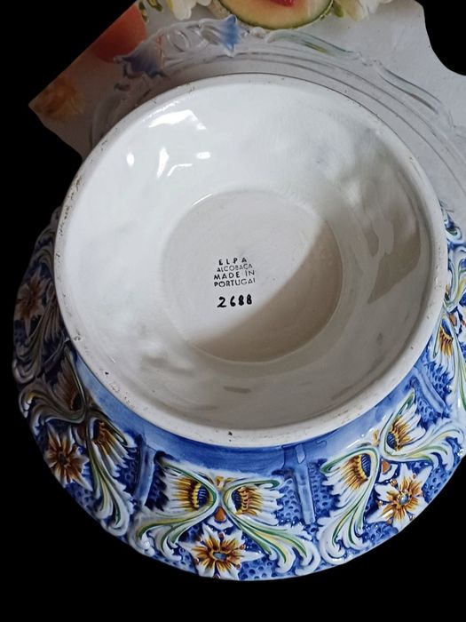 Terrina vintage alpaca de Alcobaça