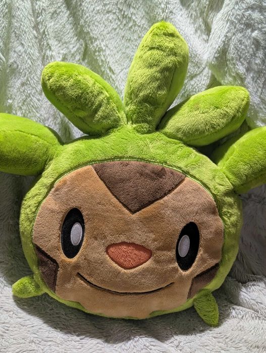 Pokémon Center Chespin oryginalna poduszka 2014 Nintendo