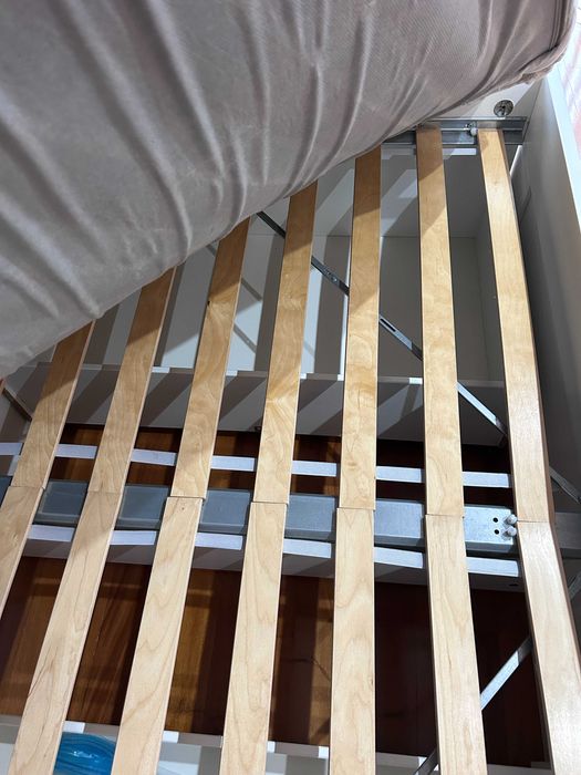 Cama Ikea Brimnes 160x200 + Colchão + estrados