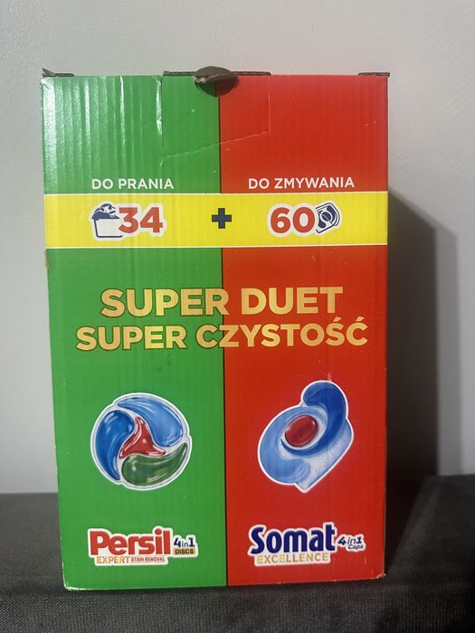Zestaw Persil Expert 34 szt + Somat 60 szt