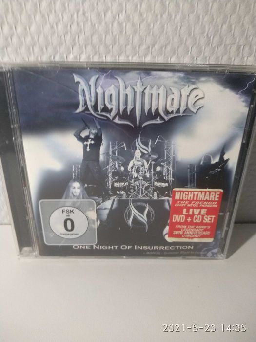 Album Cd + DVD Nightmare One night of insurrection