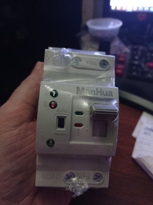 АВР 2P ManHua MES1-63NS/2P автомат ввода резерву аналог Geya G2R 63A
