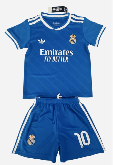 Дитяча футбольна форма МБАППЕ «Реал Мадрид»сезон 25/26 третій комплект