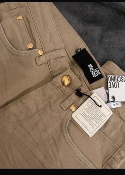 Calças ganga love moschino