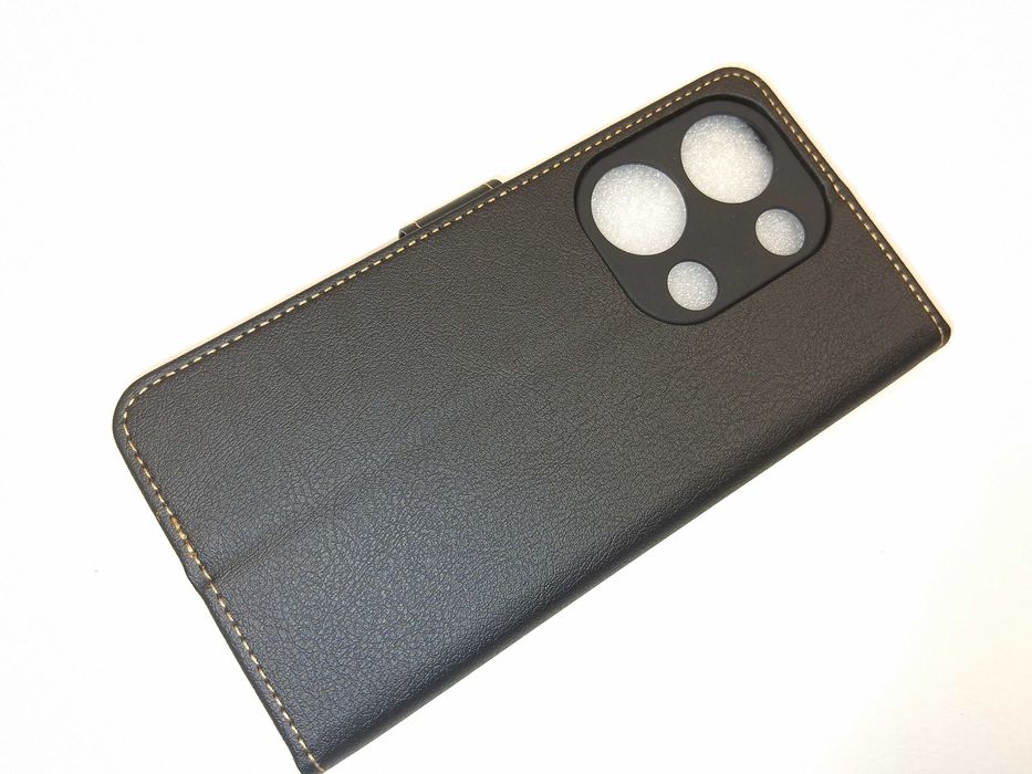 Z228 Etui Ganbary Do Xiaomi Redmi Note 13 Pro 4G Portfel Czarny Skóra